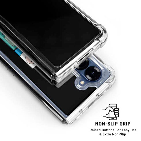 Adult Swim Adventure Time Character Tiles Galaxy Z Fold6 Clear Case